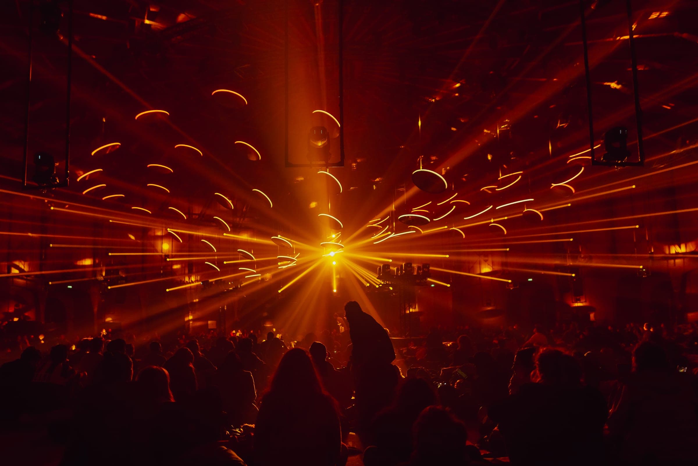 Laser show finale at Skalar