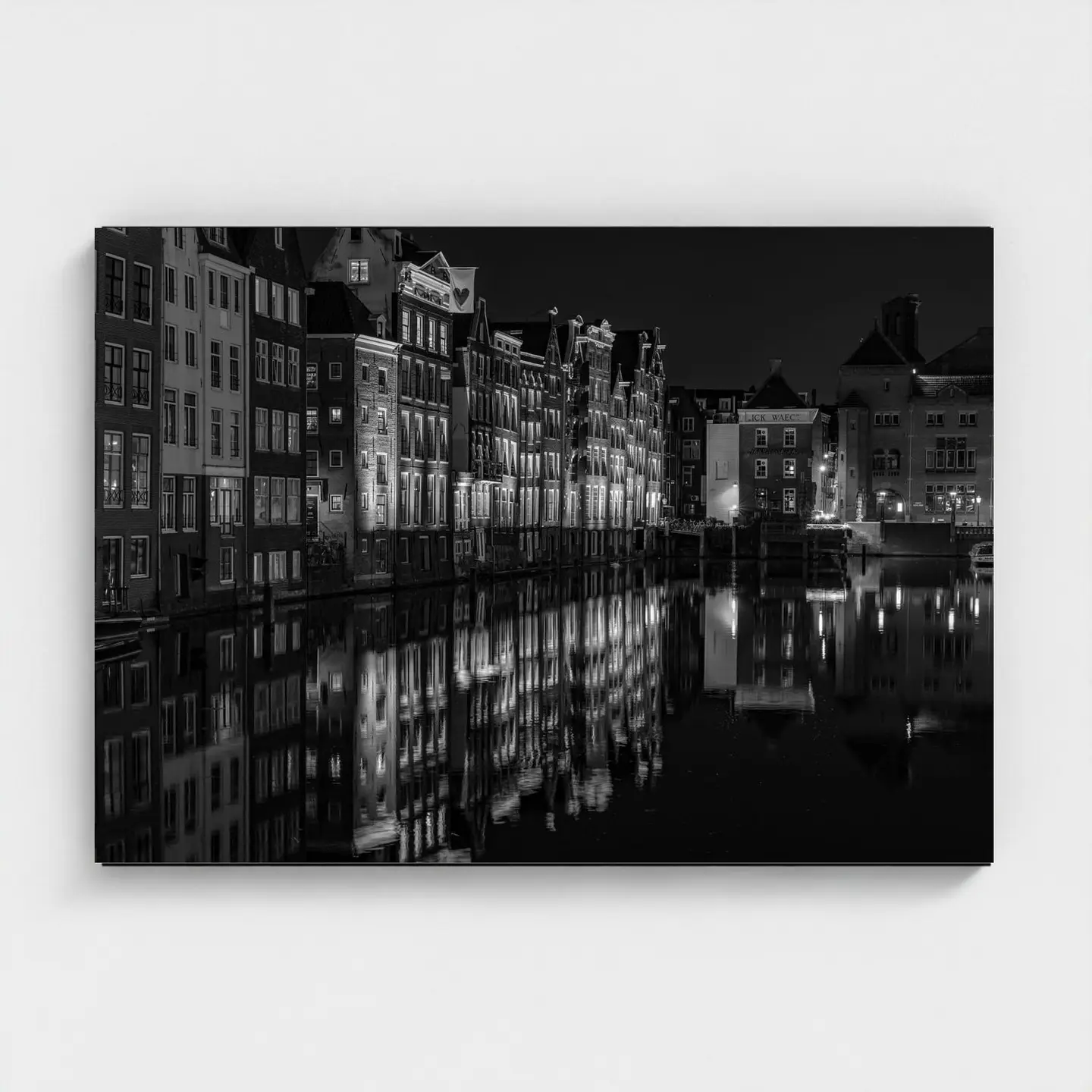 Zwarte lijst · box · zonder passe-partout
