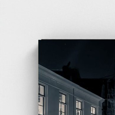 Zwarte lijst · box · zonder passe-partout